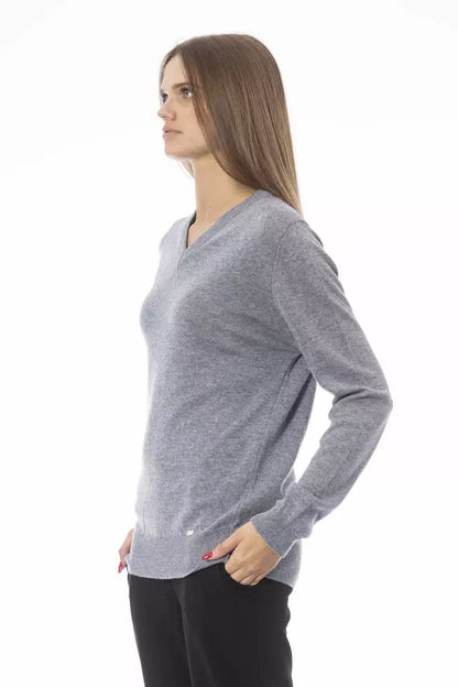 Jersey de mujer de lana gris Baldinini Trend