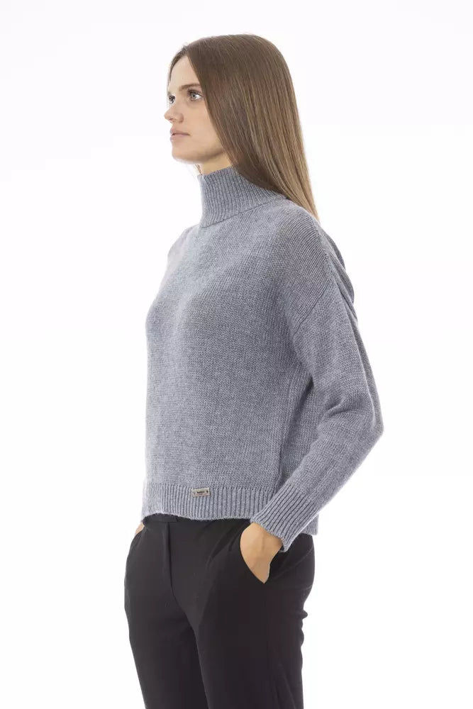 Jersey de mujer de lana gris Baldinini Trend