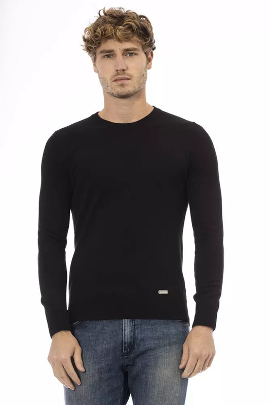 Jersey de lana negro para hombre Baldinini Trend