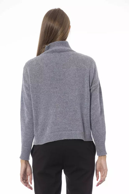 Jersey de mujer de lana gris Baldinini Trend