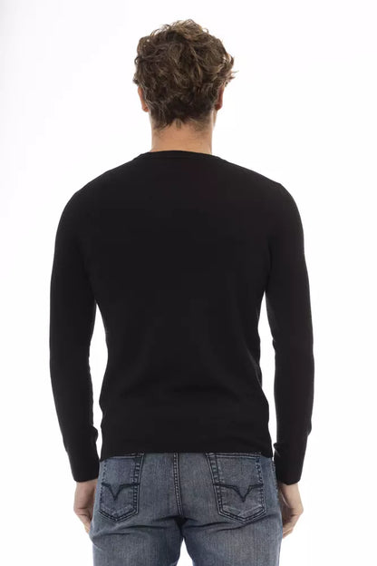 Jersey de lana negro para hombre Baldinini Trend