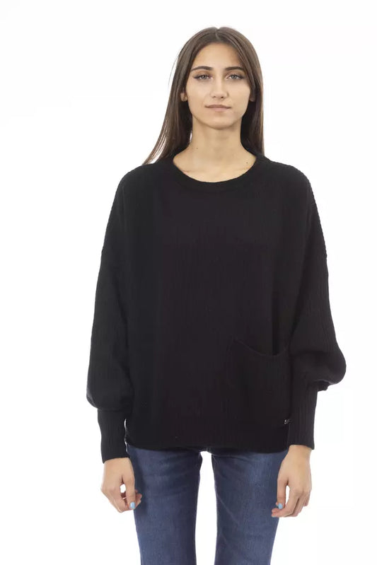 Jersey de lana negro para mujer Baldinini Trend