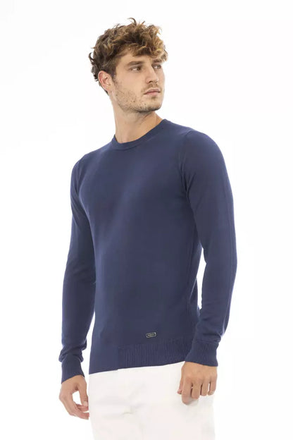 Baldinini Trend Azul Modal Suéter De Hombre