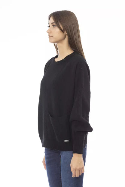 Jersey de lana negro para mujer Baldinini Trend