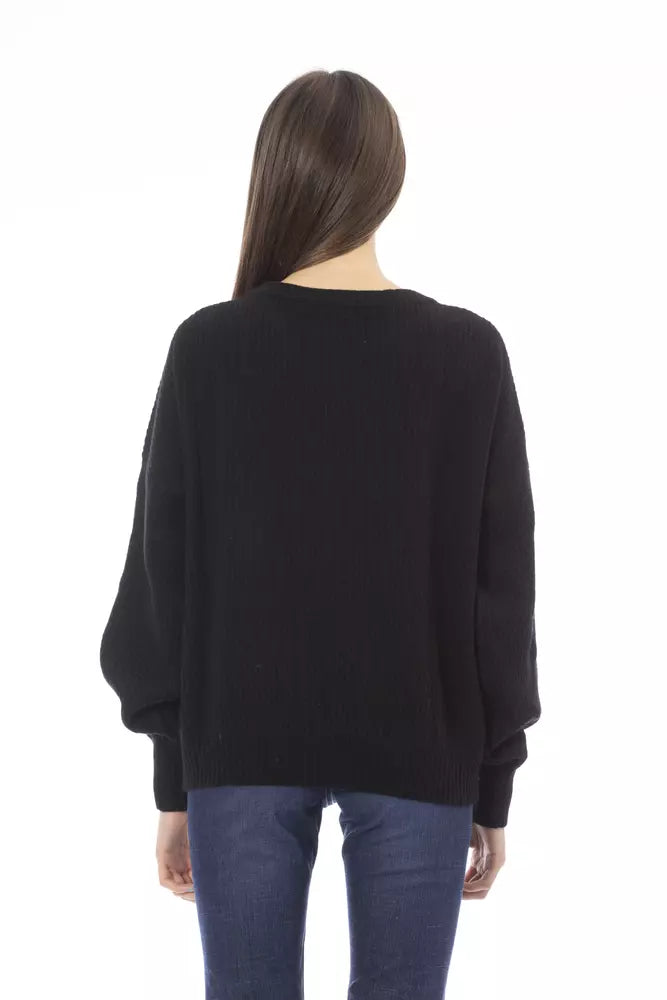 Jersey de lana negro para mujer Baldinini Trend