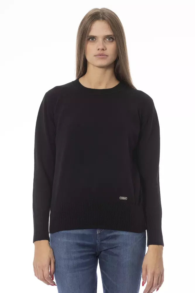 Jersey de lana negro para mujer Baldinini Trend