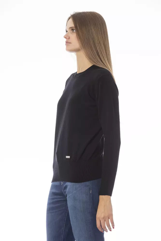 Jersey de lana negro para mujer Baldinini Trend