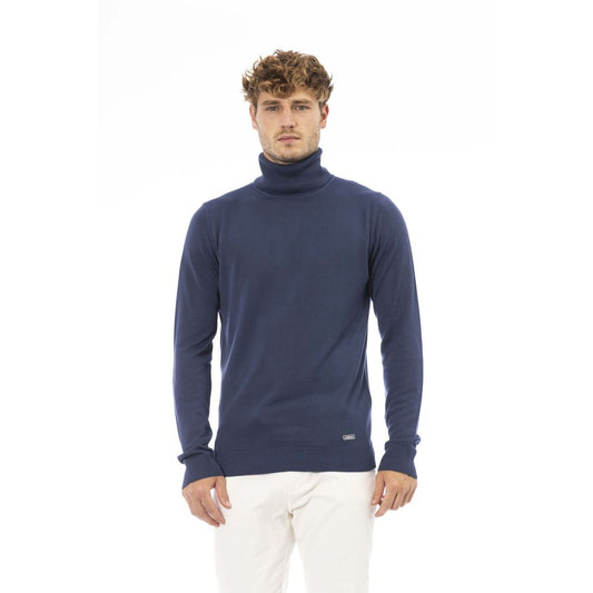 Baldinini Trend Azul Modal Suéter De Hombre