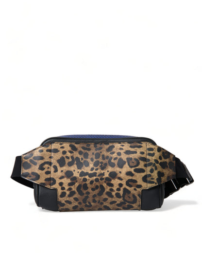 Bolso con cinturón de piel exótica y estampado de leopardo de Dolce &amp; Gabbana