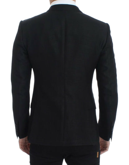 Chaqueta blazer elegante de corte entallado con diseño de martini de Dolce &amp; Gabbana