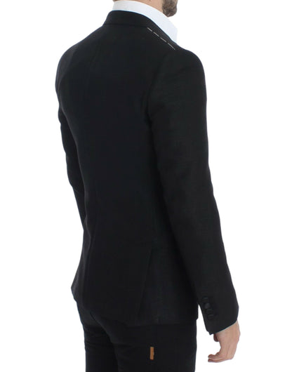 Chaqueta blazer elegante de corte entallado con diseño de martini de Dolce &amp; Gabbana