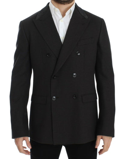 Dolce &amp; Gabbana Elegant Slim Fit Double Breasted Blazer