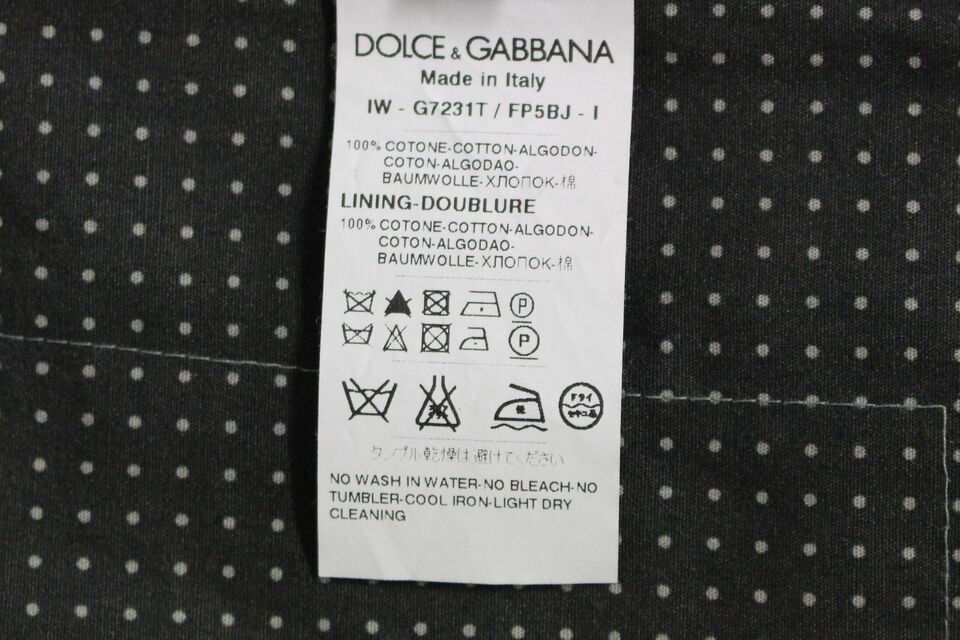 Dolce &amp; Gabbana Elegant grå bomullsklänning Väst