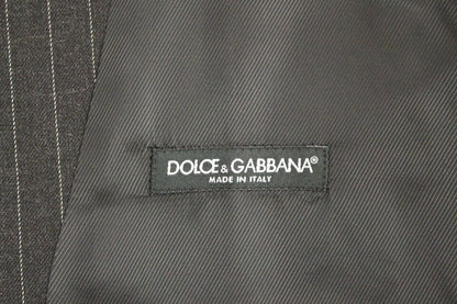 Dolce &amp; Gabbana elegant grårandig klänningsväst