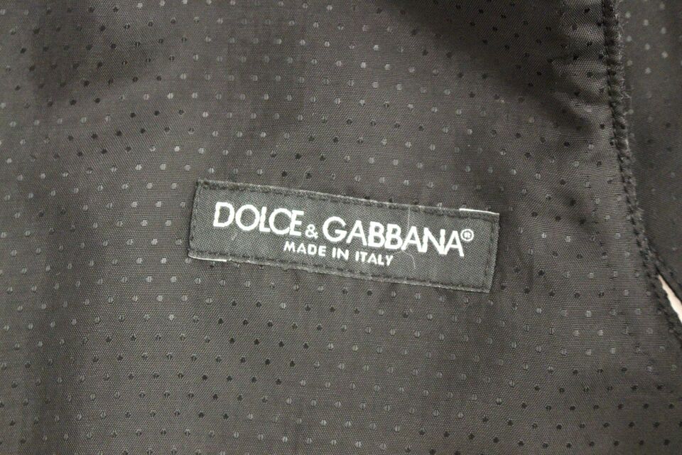 Dolce &amp; Gabbana Elegant Grey Wool Blend Dress Väst