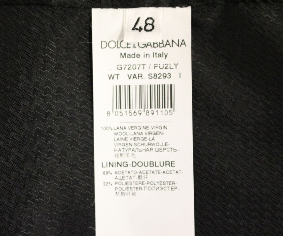 Dolce &amp; Gabbana elegant grå ullklänningsväst