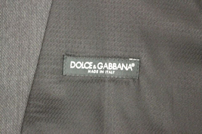 Chaleco formal elegante de lana gris de Dolce &amp; Gabbana