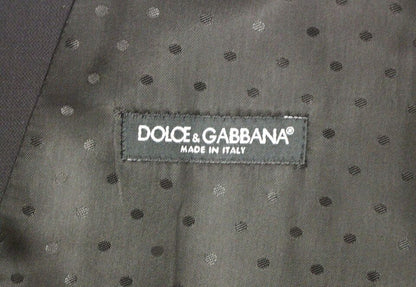 Chaleco elegante de seda y lana negra de Dolce &amp; Gabbana