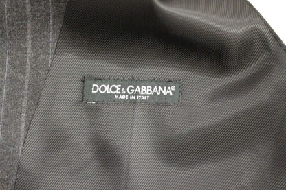 Dolce &amp; Gabbana elegant grårandig klänningsväst