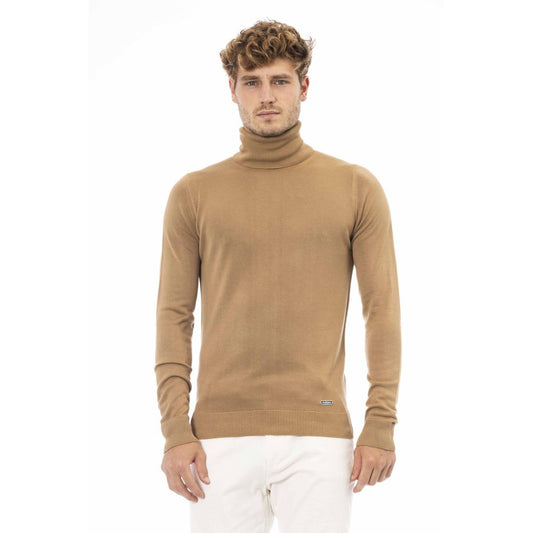 Baldinini Trend Beige Modal Hombre Suéter