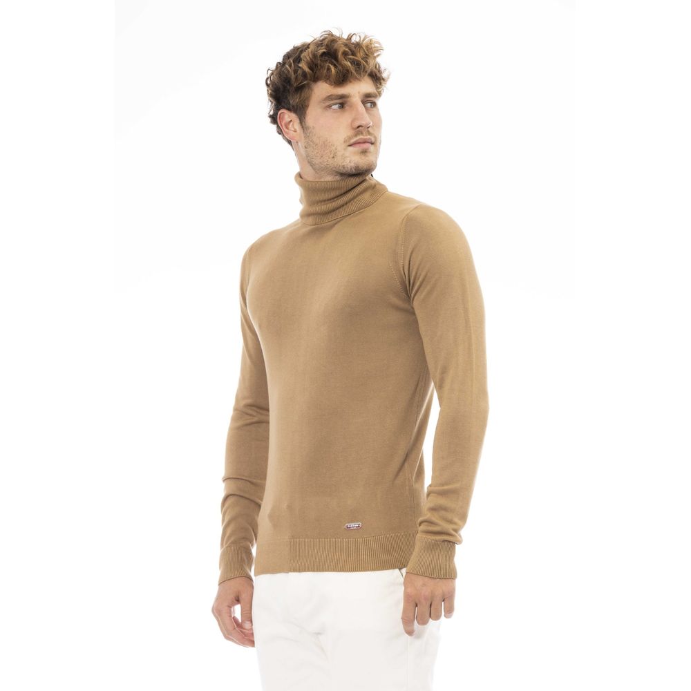 Baldinini Trend Beige Modal Hombre Suéter