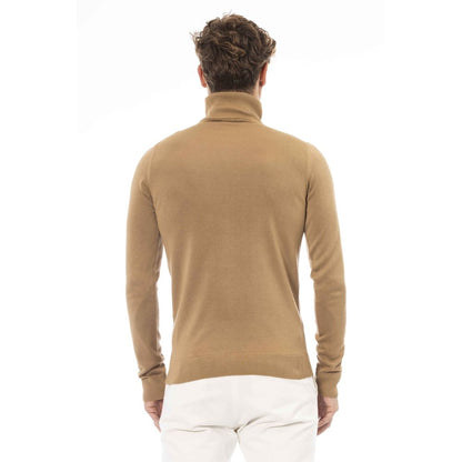 Baldinini Trend Beige Modal Hombre Suéter