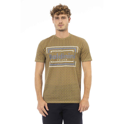 Camiseta de algodón gris Baldinini Trend para hombre