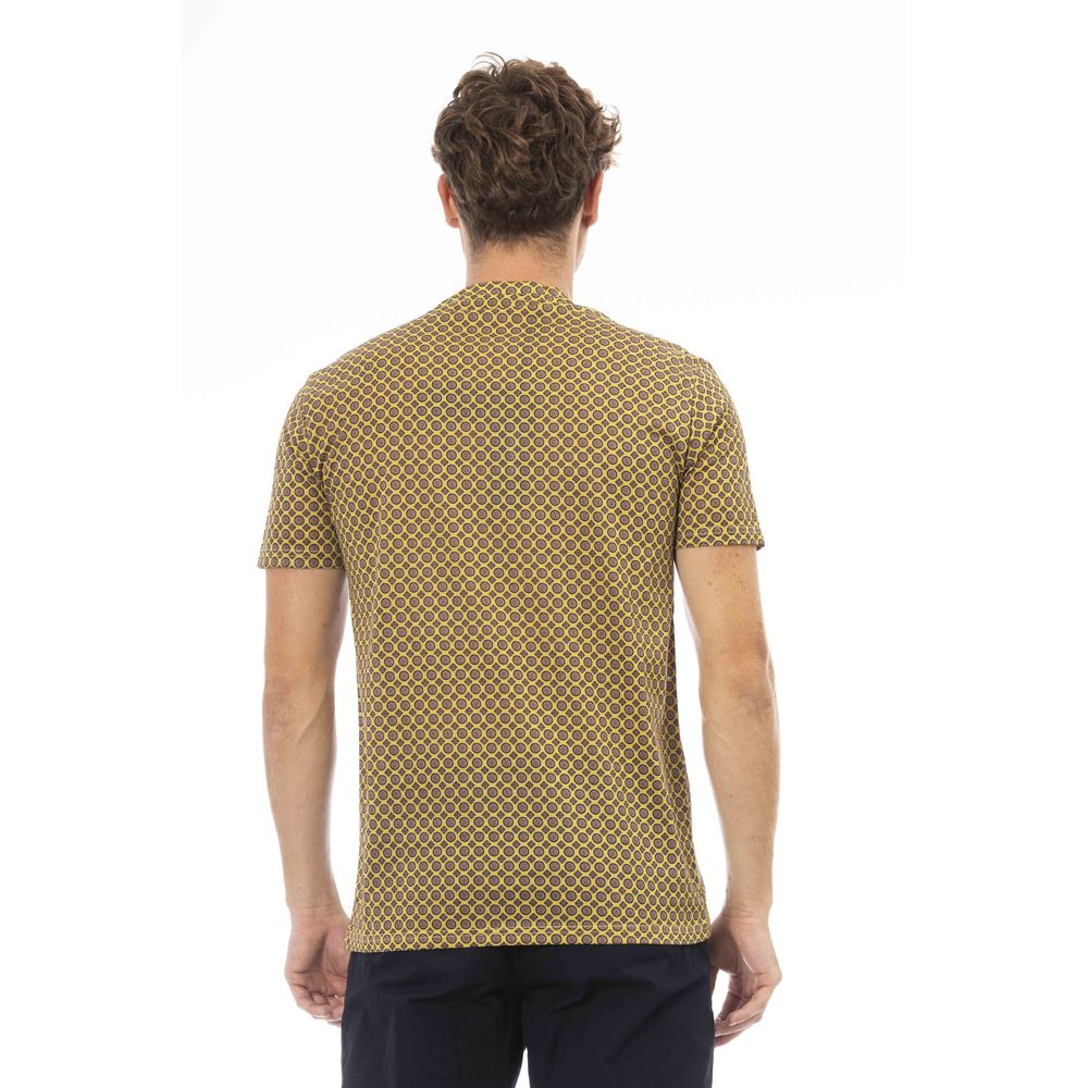 Camiseta de algodón gris Baldinini Trend para hombre