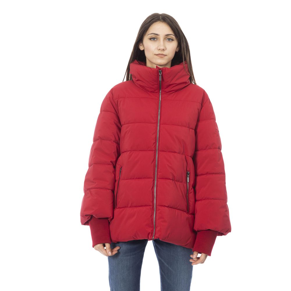 Chaqueta de mujer Baldinini Trend en poliamida roja