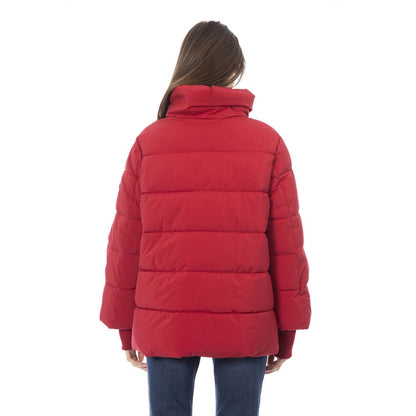 Chaqueta de mujer Baldinini Trend en poliamida roja