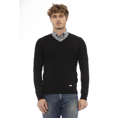 Jersey de lana negro para hombre Baldinini Trend