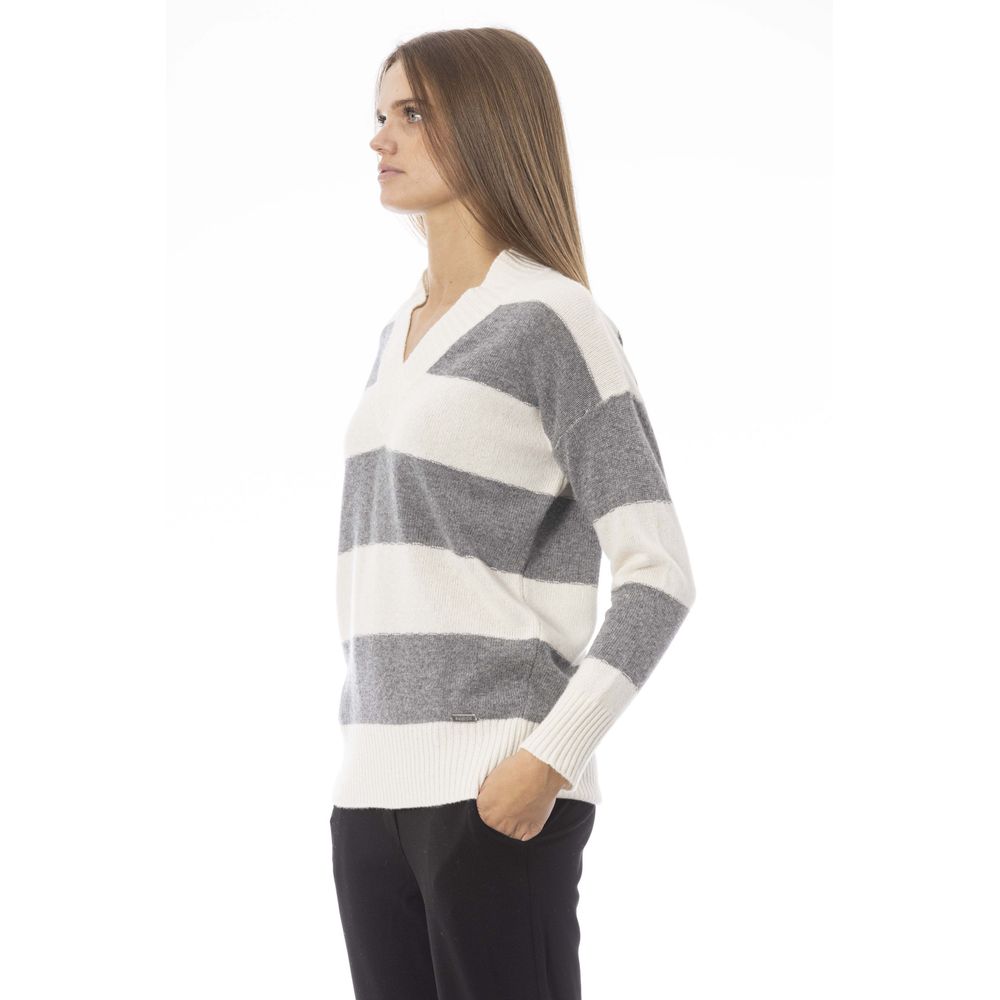 Jersey de mujer de lana gris Baldinini Trend