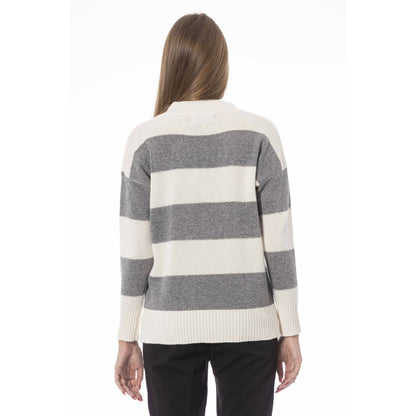 Jersey de mujer de lana gris Baldinini Trend