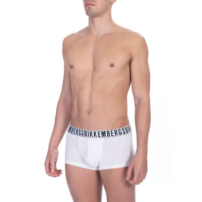 Bikkembergs White Cotton Herr Trunk