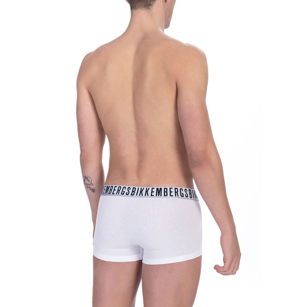 Bikkembergs White Cotton Herr Trunk