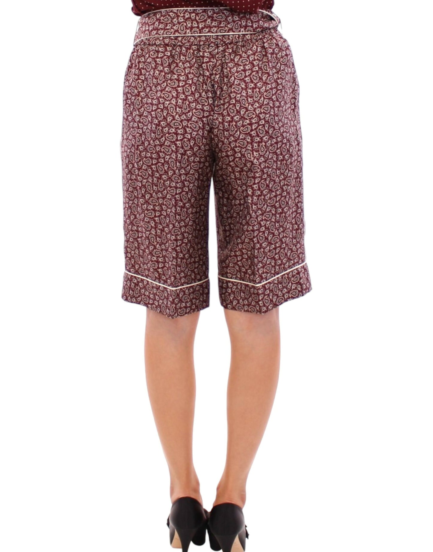 Dolce &amp; Gabbana Chic Silk Pyjamasshorts