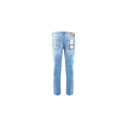 Yes Zee Sleek Comfort Denim Five-Pocket Light Wash Jeans