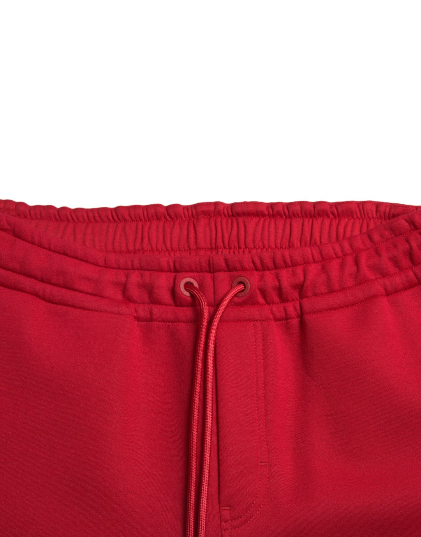 Dolce &amp; Gabbana Sizzling Red Cotton Blend joggingbyxor