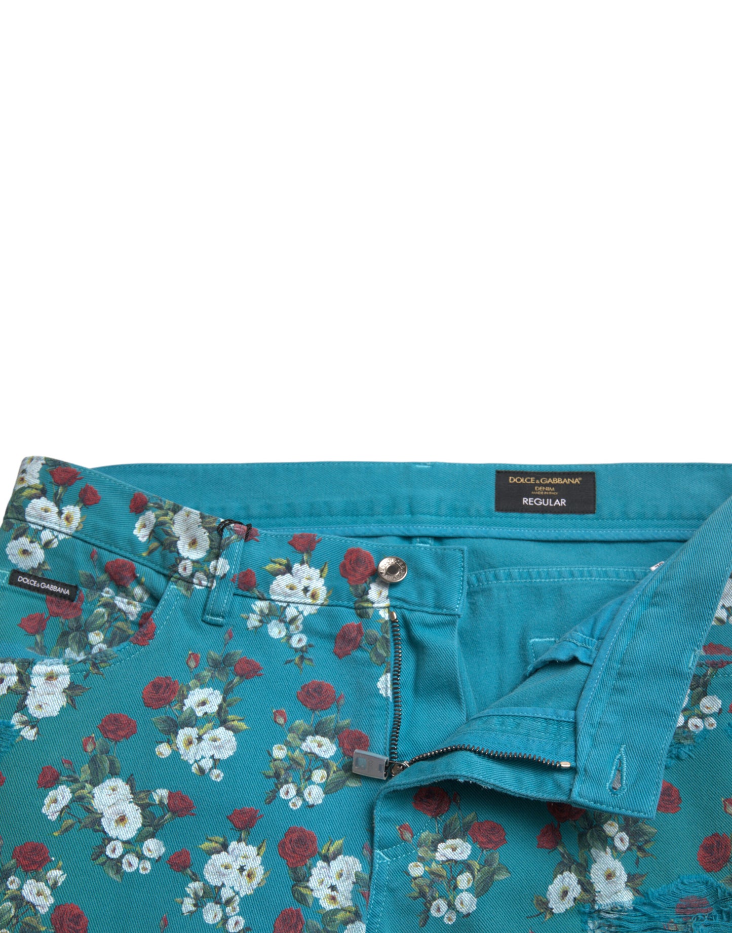 Dolce &amp; Gabbana Chic Floral Skinny Denim Jeans