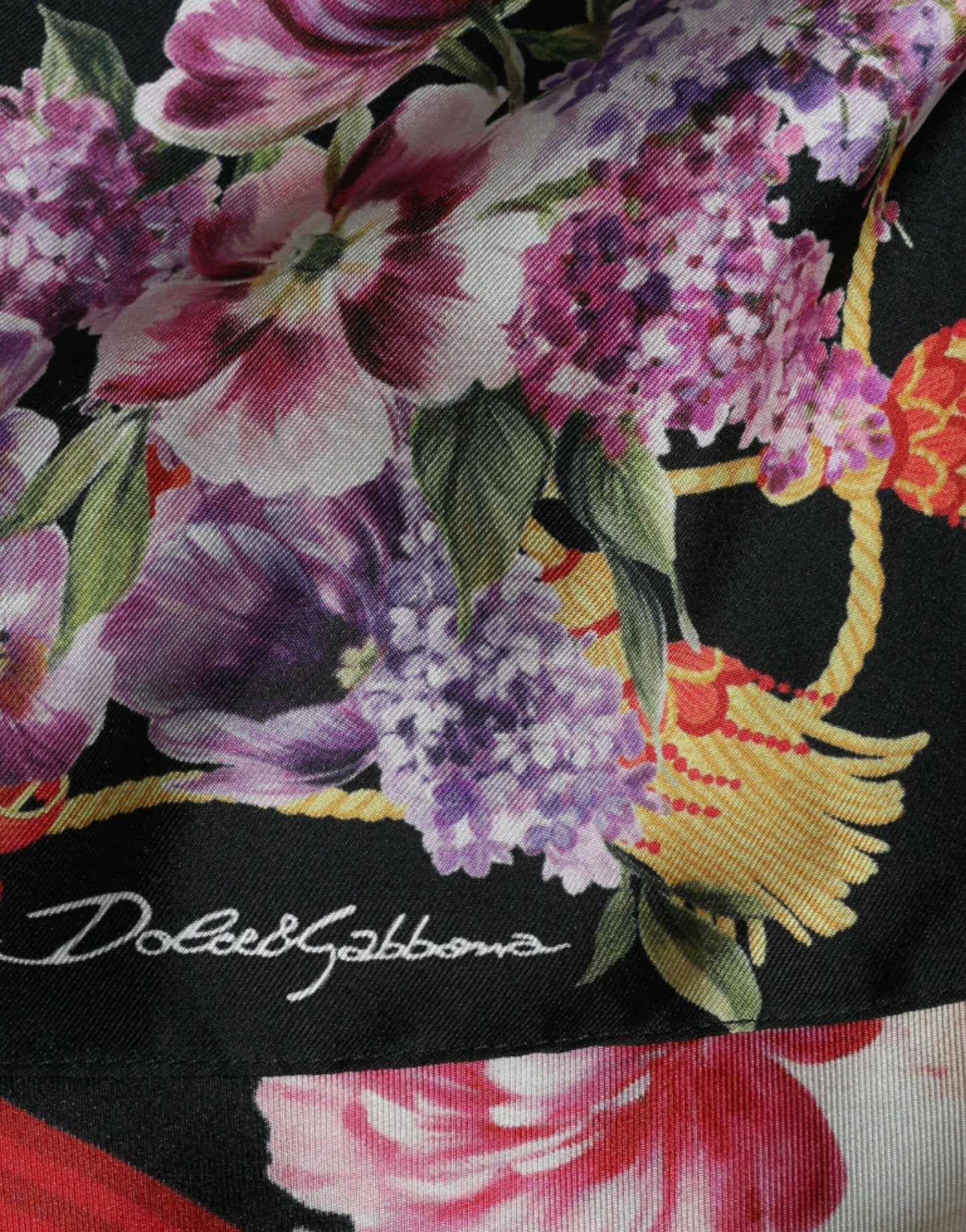 Dolce &amp; Gabbana Elegant Floral Silk Maxiklänning