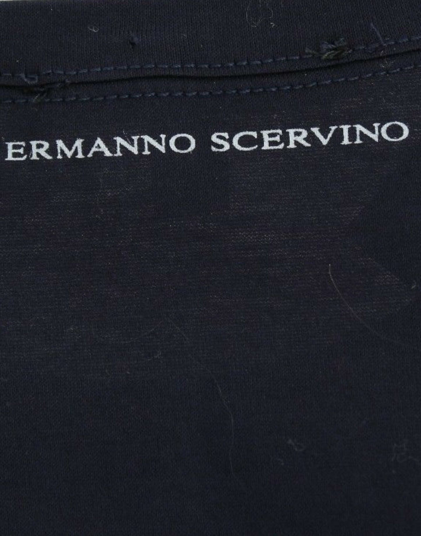 Ermanno Scervino Elegante suéter de algodón azul