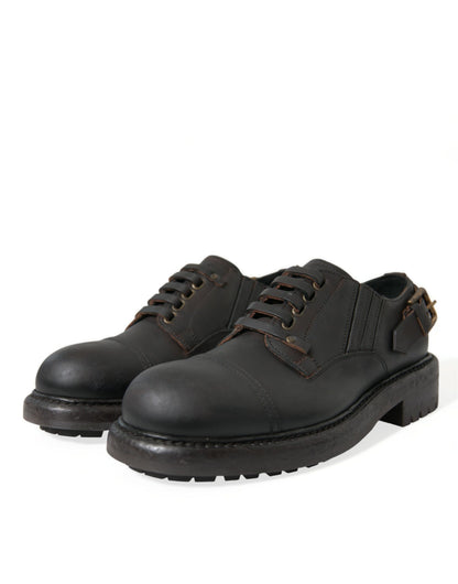 Zapatos de vestir Derby elegantes de cuero para hombre de Dolce &amp; Gabbana