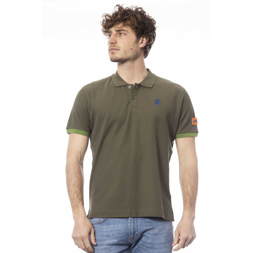 Polo de algodón verde Invicta para hombre