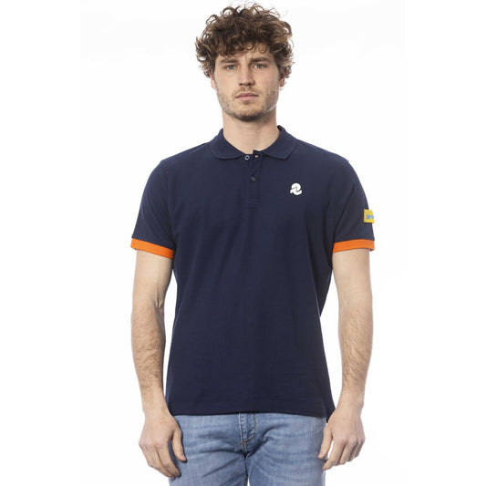 Polo de algodón azul Invicta para hombre