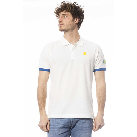 Polo de algodón blanco Invicta para hombre