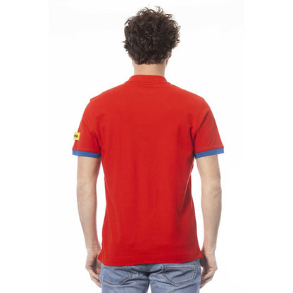 Polo de algodón rojo Invicta para hombre