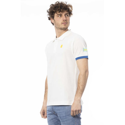 Polo de algodón blanco Invicta para hombre