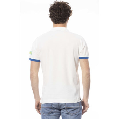 Polo de algodón blanco Invicta para hombre