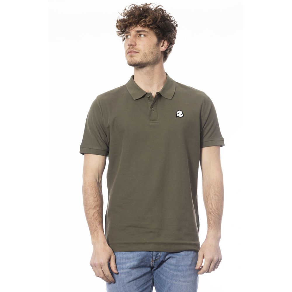 Polo de algodón verde Invicta para hombre