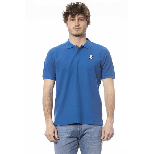 Polo de algodón azul Invicta para hombre